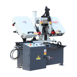 KAKA INDUSTRIAL Hydraulic Horizontal Metal Cutting Bandsaw, 7.87 in Cutting Capacity Double Column Band Saw, 1.3/1.8kW Dual-Speed Motor, V-Belt Drive TBK-08