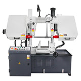 Kaka Industrial TGK-14 Double column horizontal band saw, Max cutting capacity 13.8 inch,vertical lifting, high stability. Cutting speed adopts hydraulic control, 230V-60HZ-3PH