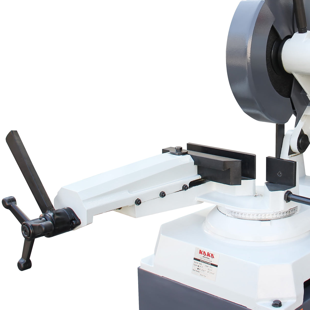 Kaka Industrial TV-16 Metal Cutting Heavy-Duty Abrasive Saw With Swivel Base and Mitering Head ABRASIVE CUT OFF SAWS, 230V-60HZ-3PH