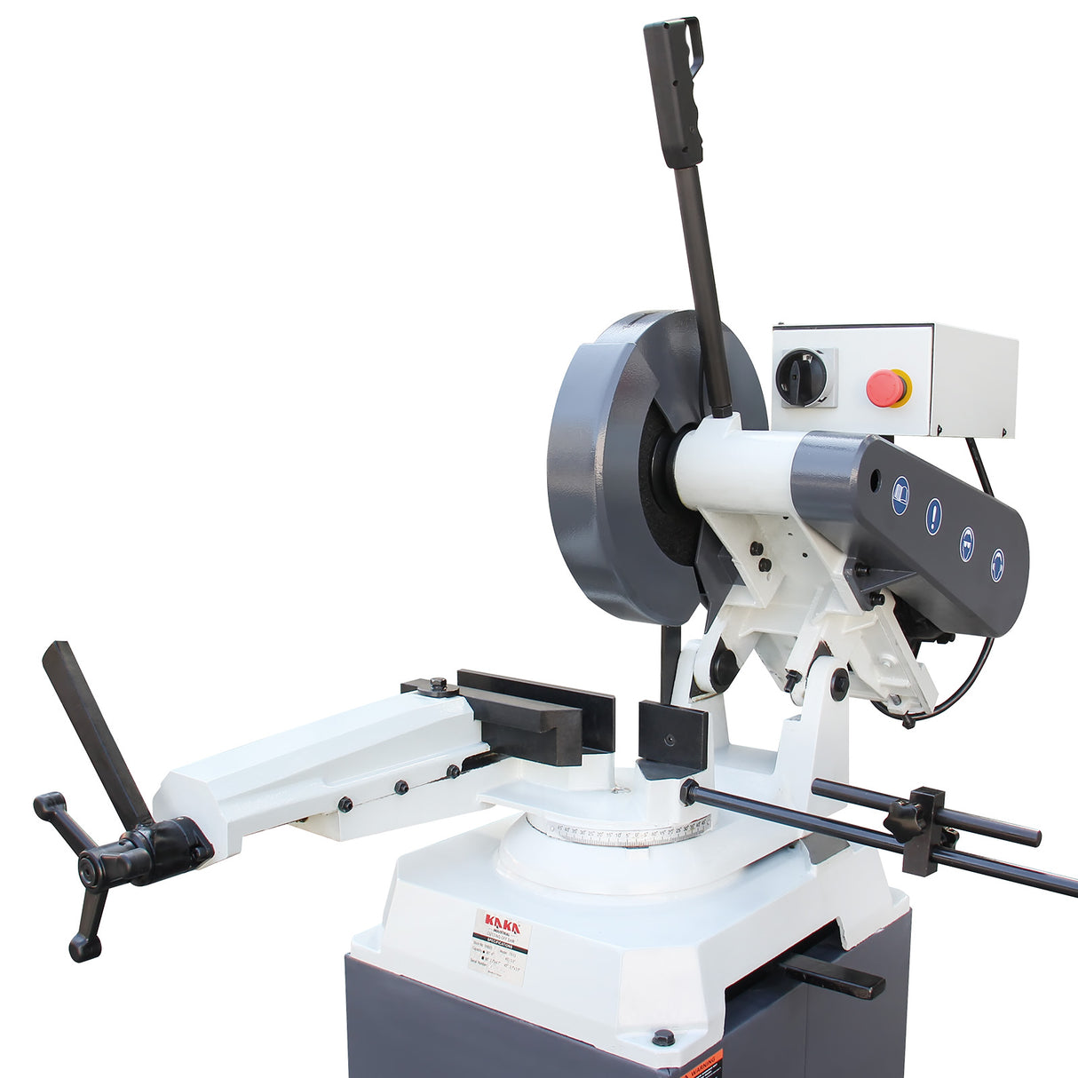 Kaka Industrial TV-16 Metal Cutting Heavy-Duty Abrasive Saw With Swivel Base and Mitering Head ABRASIVE CUT OFF SAWS, 230V-60HZ-3PH