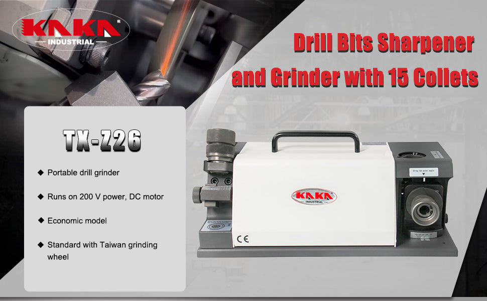 Drill bit 13-26mm Sharpener and Grinder 13 Collects Drill Grinding Mac
