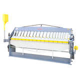 KAKA INDUSTRIAL Manual Panbrake Folder W-10014H, 100 inch Sheet Metal Brake, 14 Gauge Mild Steel Capacity,with Extened Fingers to Bend Box of 9 inch Depth