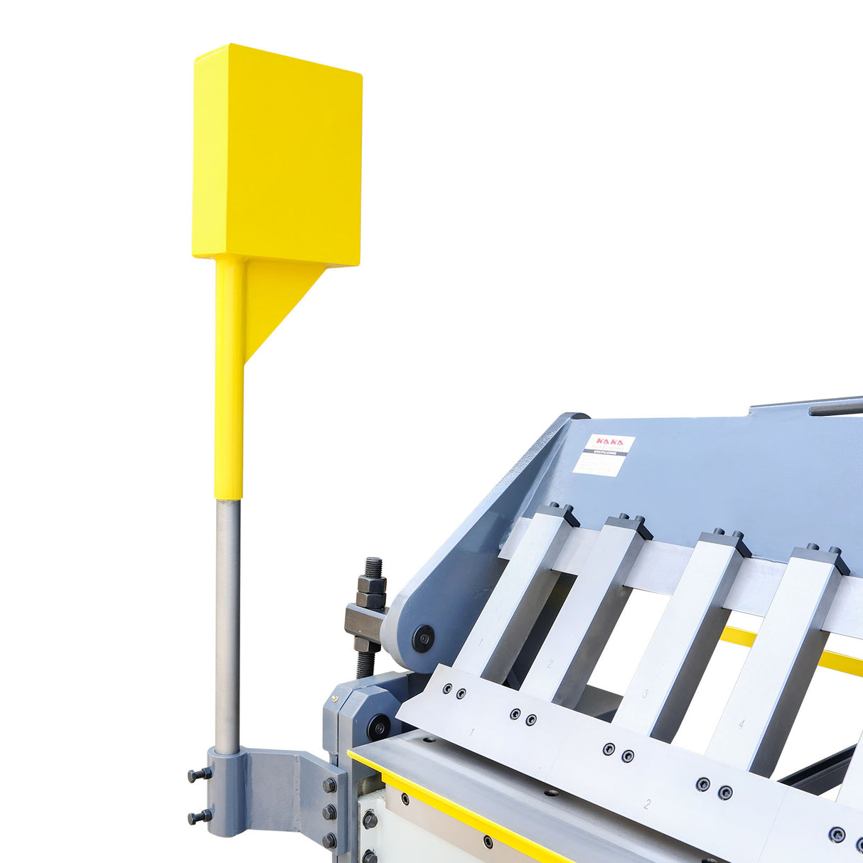 KAKA INDUSTRIAL Manual Panbrake Folder W-10014H, 100 inch Sheet Metal Brake, 14 Gauge Mild Steel Capacity,with Extened Fingers to Bend Box of 9 inch Depth