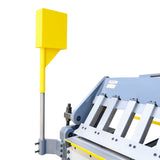 KAKA INDUSTRIAL Manual Panbrake Folder W-10014H, 100 inch Sheet Metal Brake, 14 Gauge Mild Steel Capacity,with Extened Fingers to Bend Box of 9 inch Depth