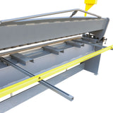 KAKA INDUSTRIAL Manual Panbrake Folder W-10014H, 100 inch Sheet Metal Brake, 14 Gauge Mild Steel Capacity,with Extened Fingers to Bend Box of 9 inch Depth