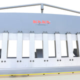 KAKA INDUSTRIAL Manual Panbrake Folder W-10014H, 100 inch Sheet Metal Brake, 14 Gauge Mild Steel Capacity,with Extened Fingers to Bend Box of 9 inch Depth
