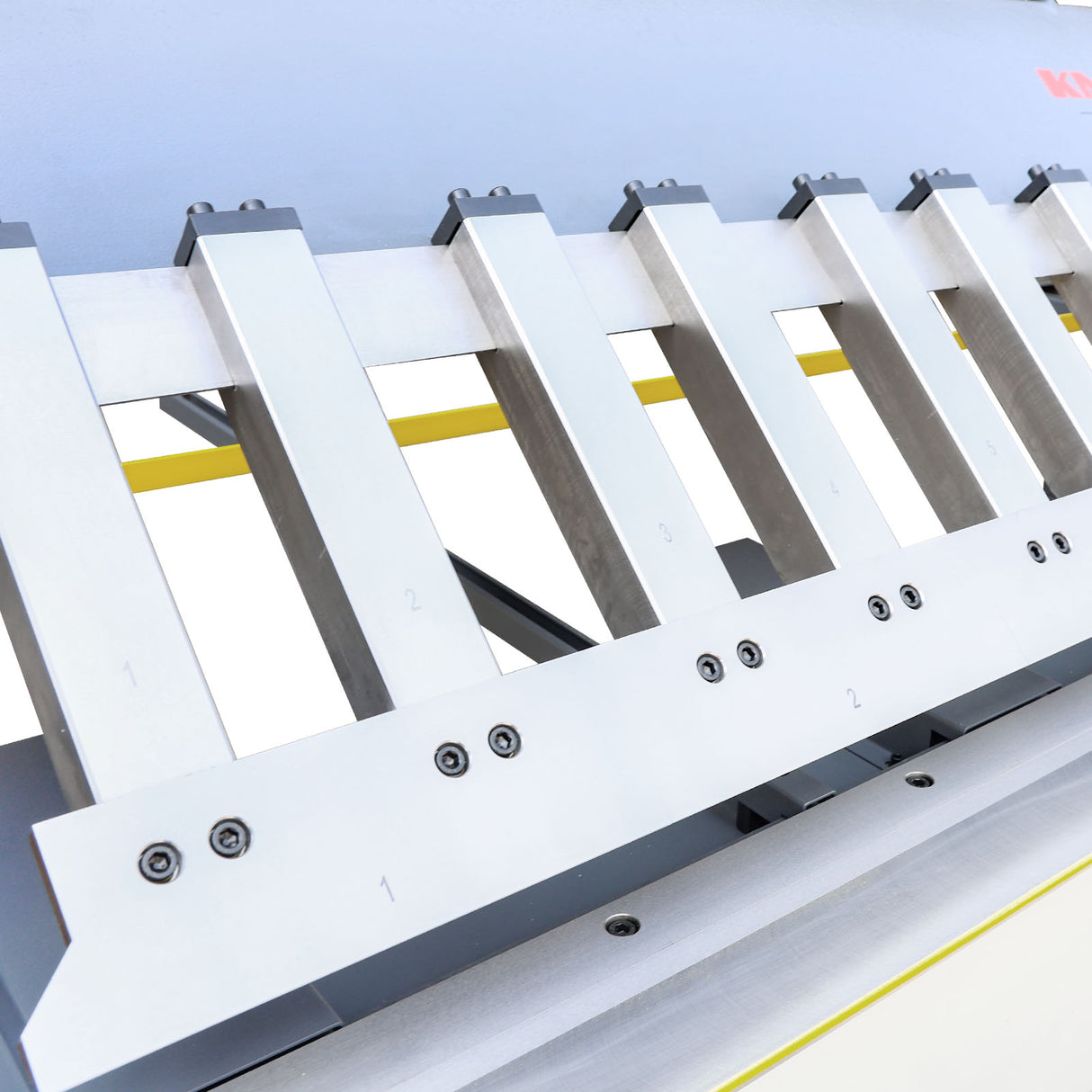 KAKA INDUSTRIAL Manual Panbrake Folder W-10014H, 100 inch Sheet Metal Brake, 14 Gauge Mild Steel Capacity,with Extened Fingers to Bend Box of 9 inch Depth