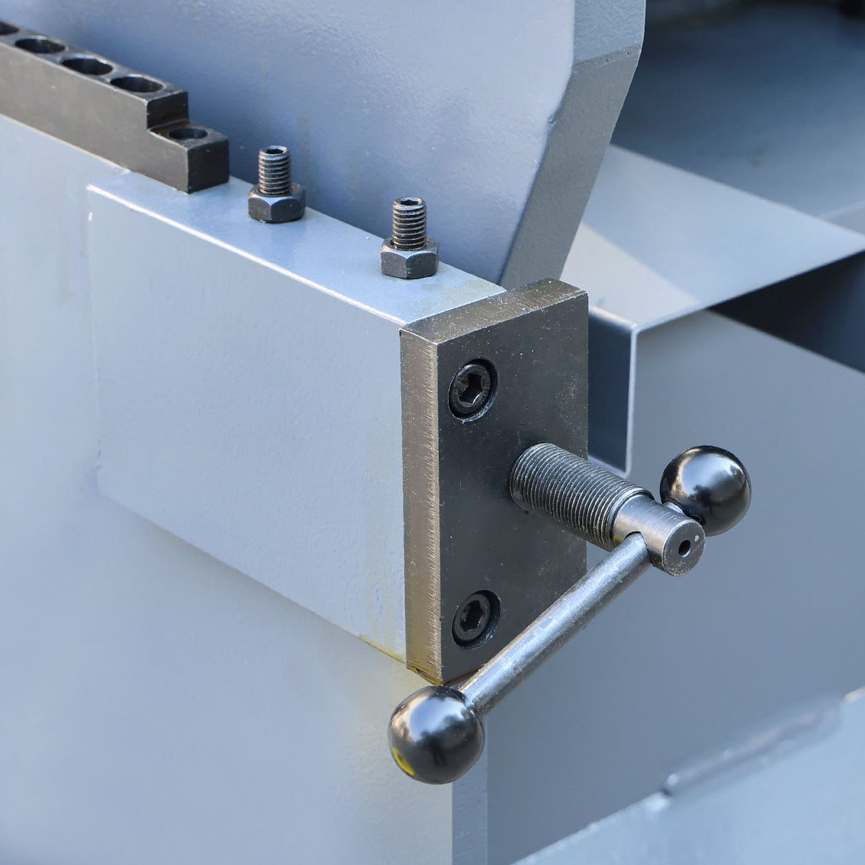 KAKA INDUSTRIAL Manual Panbrake Folder W-10014H, 100 inch Sheet Metal Brake, 14 Gauge Mild Steel Capacity,with Extened Fingers to Bend Box of 9 inch Depth