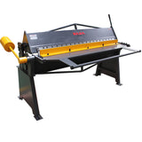 Box and Pan Brake, 59-Inch Sheet Metal Brake, Industrial-,18-Gauge Mild Steel Capacity ,0-125 Degree Adjustable Grade for Grade Sheet Metal Bender Machine Metalworking Shops  W-6018H