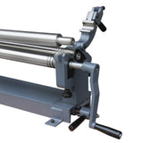 Manual Slip Roll Machine, 36Inch Width 16 Ga.(0.06Inch) Thick Steel Capacity, Sheet Metal Curving Rolls for Workshop, HVAC and Fabrication Shops W01-3616