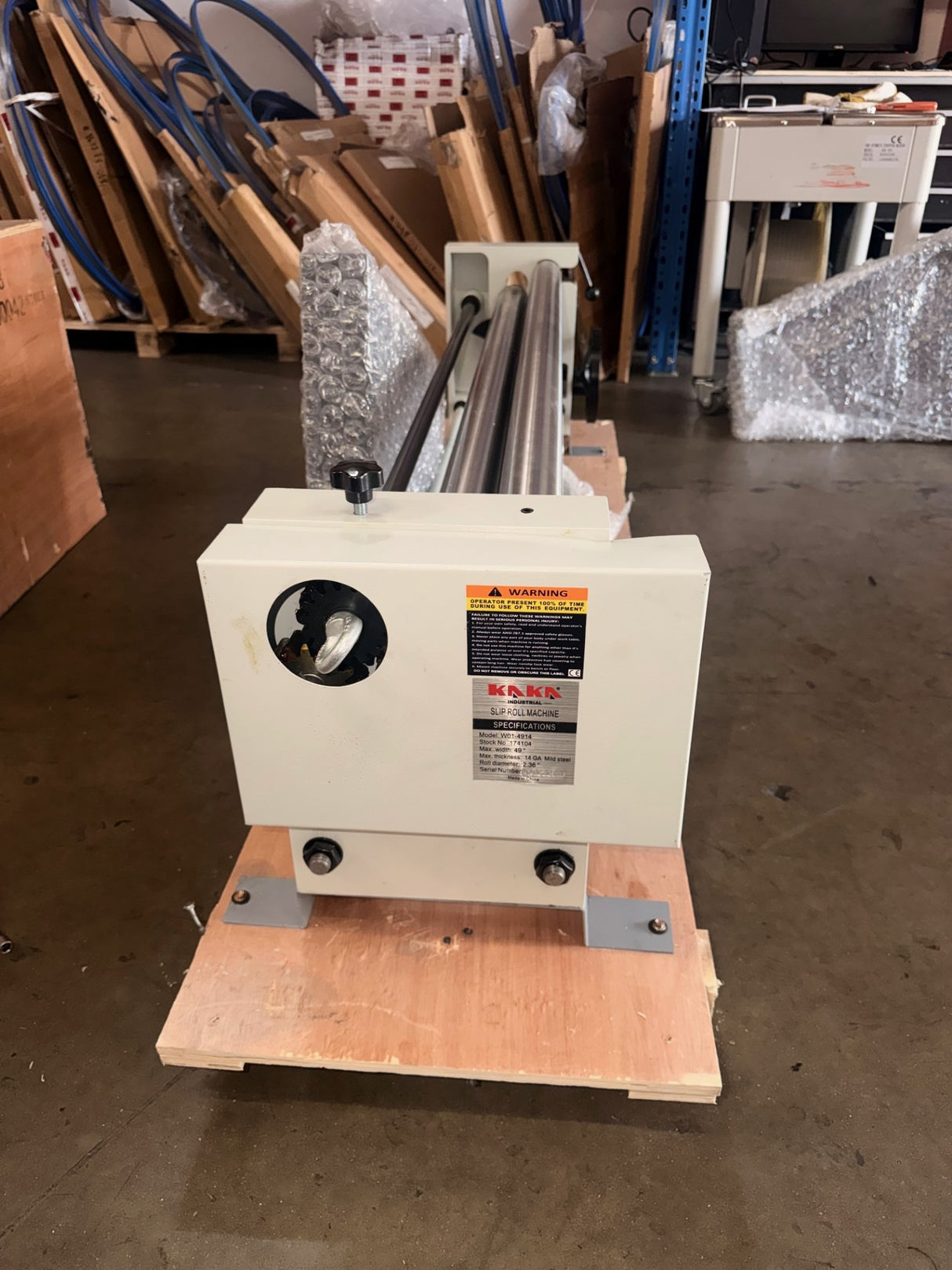 (Open Box and Dent – Like New) Sheet Metal Slip Roll Machine, With Two Removable Rollers, 49-Inch Slip Roll Roller Metal Plate Bending Round Machine, Slip Roll Machine capacity of 14 Gauge Steel W01-4914 (Copy)