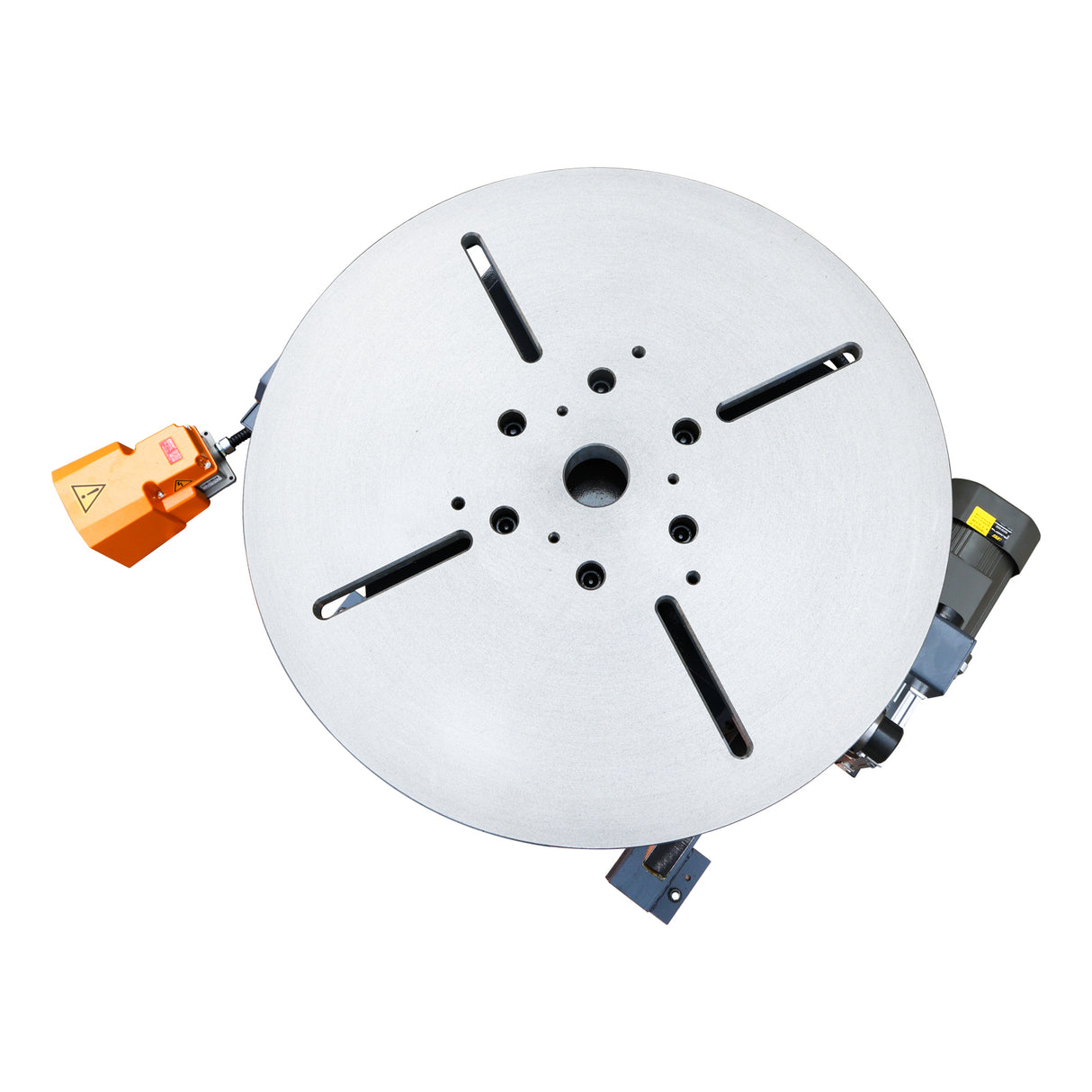 Welding Positioner, 1102LBS Capacity, 0-5 RPM Stepless Speed Control w/ Digital Display & VFD, 0-135° Tilt, 400W Motor, 110V w/ Quick Connector  WP-500B