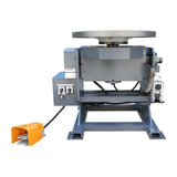 Kaka industrial WP-500P Welding Positioner 1102lb Tilt angle -45°-90º Rotation motor 400W Rotation speed 0-5 RPM Stepless Speed Control Welder Positioning Machine 110V-60HZ-1PH