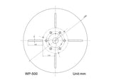 Kaka industrial WP-500 Welding Positioner 1102lb Tilt angle -45°-90º Rotation motor 400W Rotation speed 0-5 RPM Stepless Speed Control Welder Positioning Machine 110V-60HZ-1PH