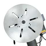 Welding Positioner 770 lbs Tilt angle 0-135º Rotation motor 125W Rotation speed 0-5 RPM Stepless Speed Control Welder Positioning Machine with Digital Display 110V-60HZ-1PH,WP-350B
