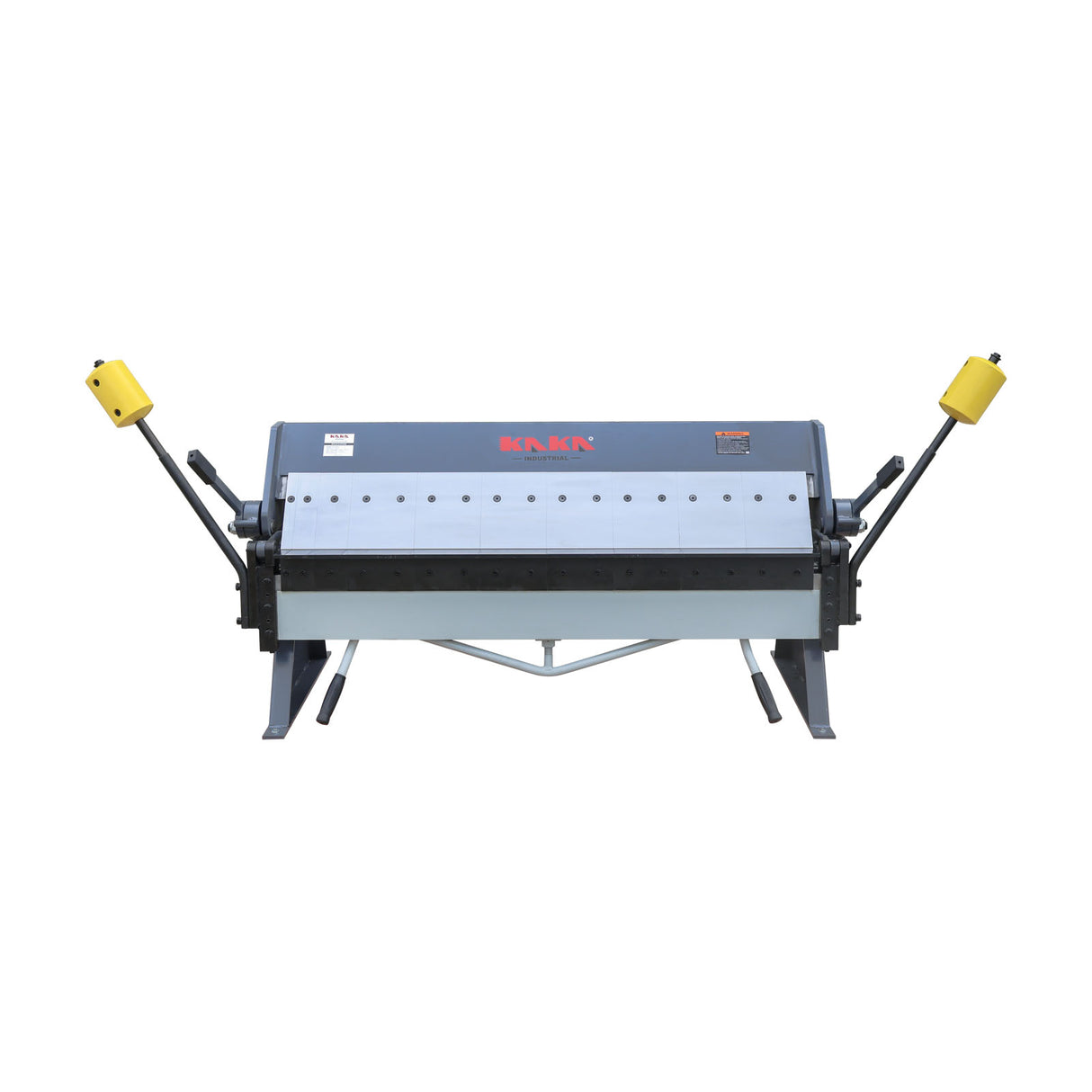 Ultra 48 inch Box and Pan Brake, 16 Gauge (1.5mm) Mild Steel Capacity, 3-Segment Finger Design with Precision Knob Adjustment &amp; Rear Stops,3.35" (85mm) Max Box Depth XW-4816