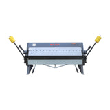 Ultra 48 inch Box and Pan Brake, 16 Gauge (1.5mm) Mild Steel Capacity, 3-Segment Finger Design with Precision Knob Adjustment &amp; Rear Stops,3.35" (85mm) Max Box Depth XW-4816