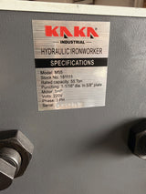 (Not Brand New) 55 Ton Metal Ironworker Punch Shear Notcher Brake 220V 3 phase M-55