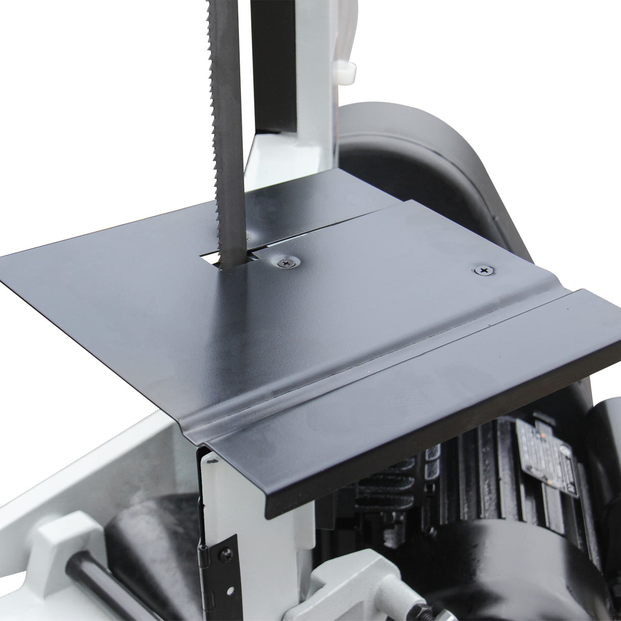 KAKA Industrial horizontal band saw 7"x12" Capacity BS-712N, metal cut band saw, 4 step blade speeds  by pulley wheel driven, Metal Horizontal Band Saw, metal band saw with 1.5HP motor 115V / 230V 1PH