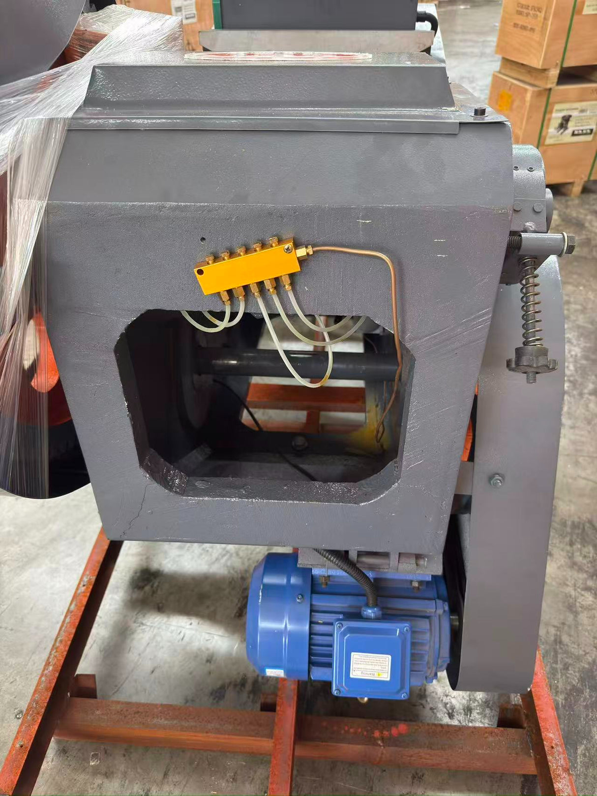 (Not Brand New) KAKA INDUSTRIAL 25 Ton Open Back Inclinable Mechanical Punch Press Machine, Eccentric Flywheel Sheet Metal Punch machine 220V 3phase JB23-25