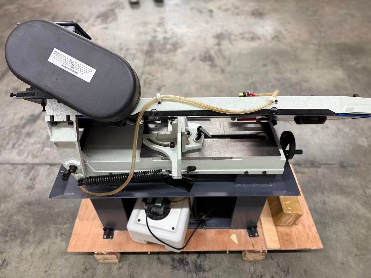 (Exhibition Demo Machine) Kaka Industrial BS-712N | 7x12" Horizontal Metal Band Saw, 1.5HP Dual Voltage