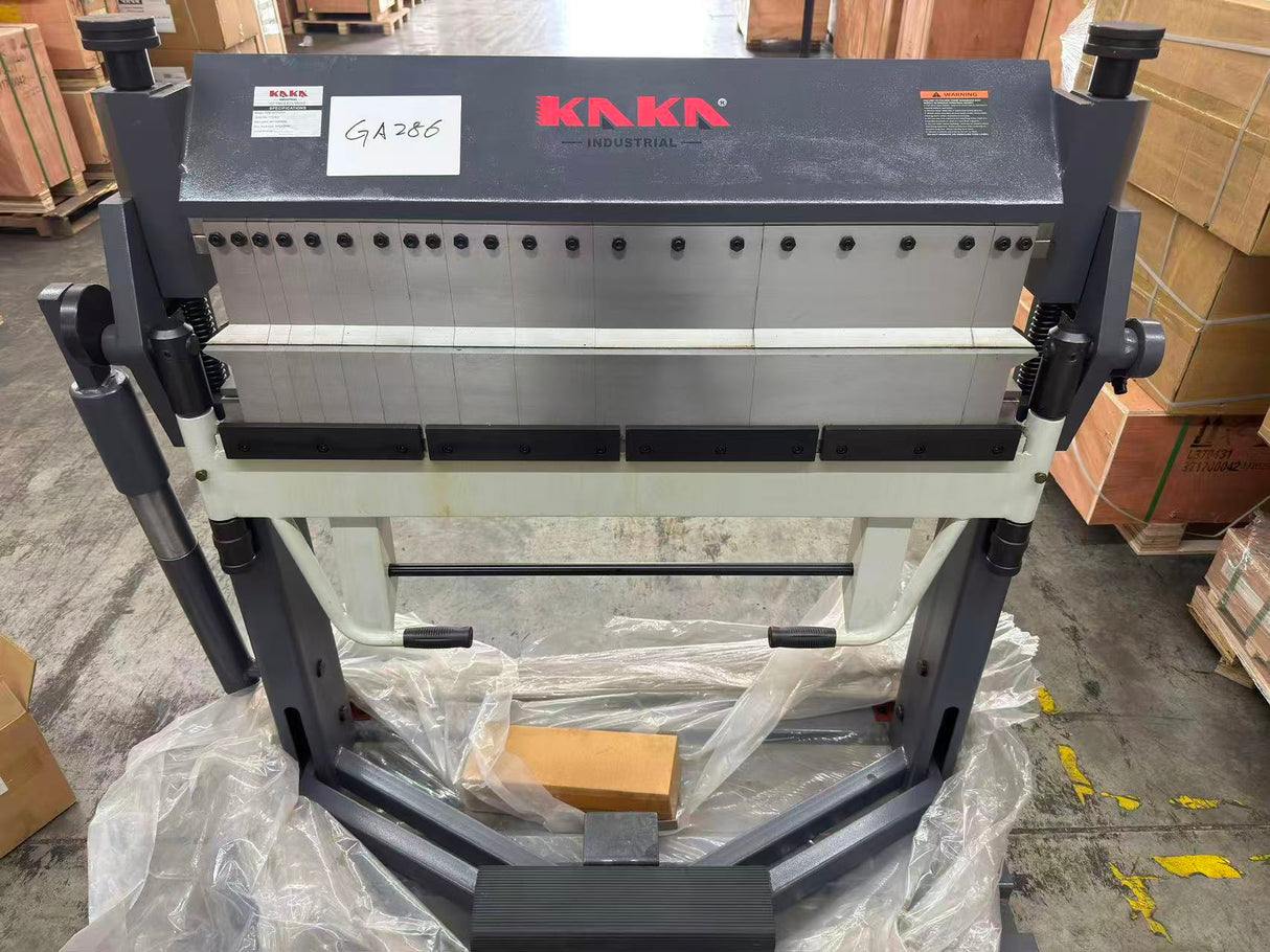 (Not Brand New) Pan and Box Brake Foot Clamp,50-Inch Max Clamping Bar Lift 1.9 Inch, Max Box Depth 2 Inch, Folding Angle 0-135 Degree, Sheet Metal Folding Machine,PBB-5014A