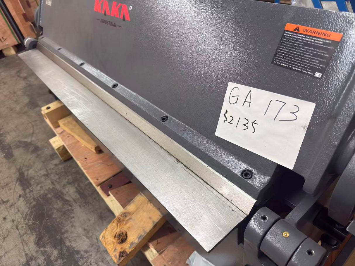 (Not Brand New) KAKA industrial 48-Inch Heavy Duty Sheet Metal Straight Brake W-4812T