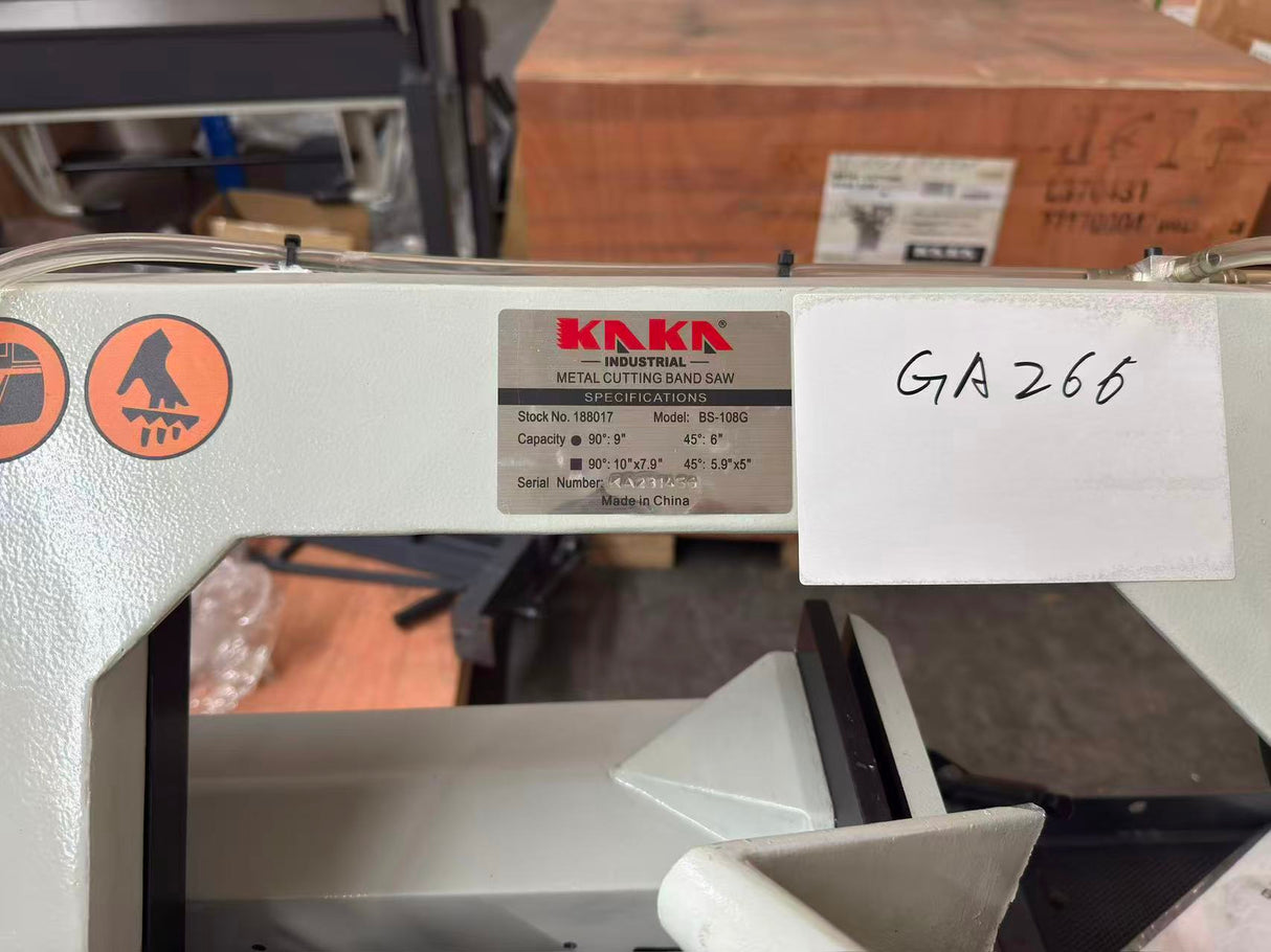 (Not Brand New) Industrial Variable Speed Cold Saw CS-14V with Worm gear transmission, Swivel Head Floor Type Chop Saw 220V Single phase