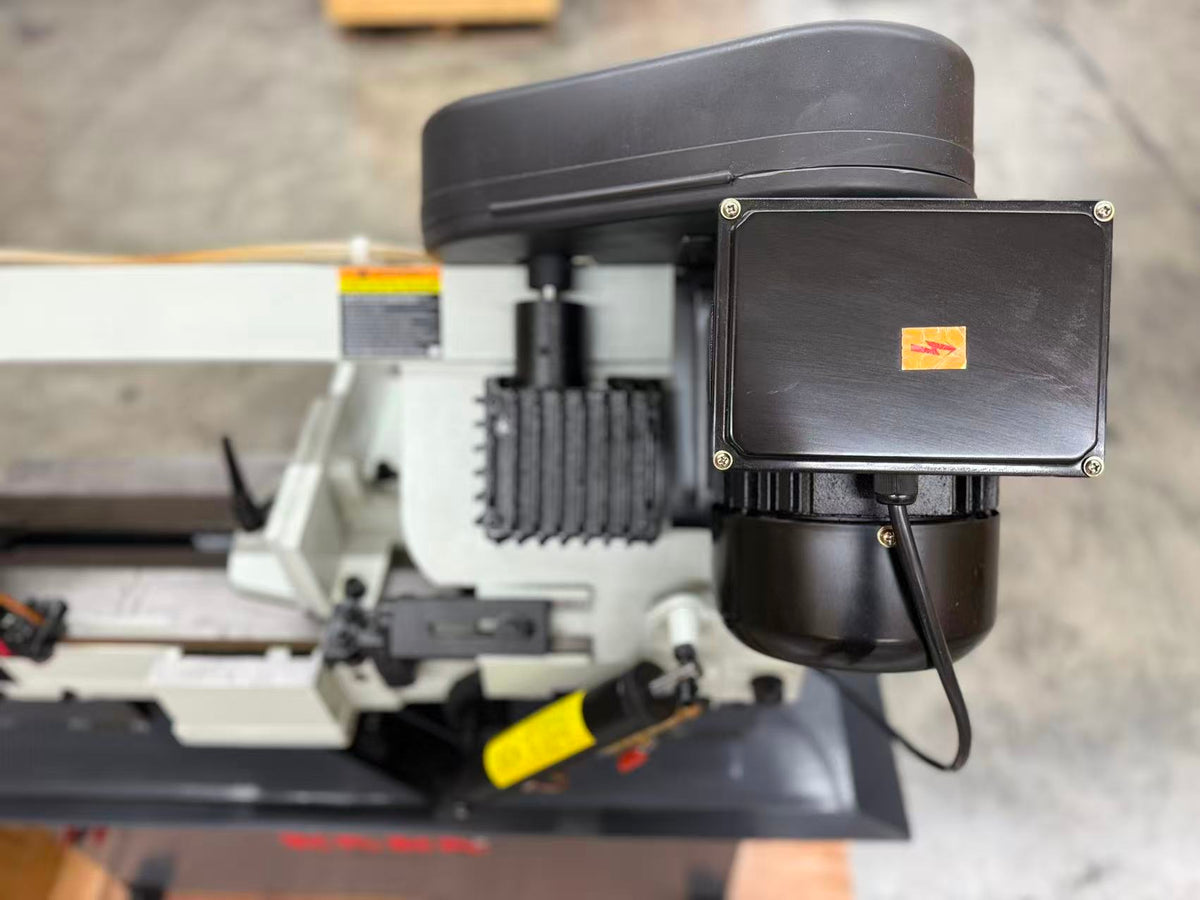 (Exhibition Demo Machine) Kaka Industrial BS-712N | 7x12" Horizontal Metal Band Saw, 1.5HP Dual Voltage