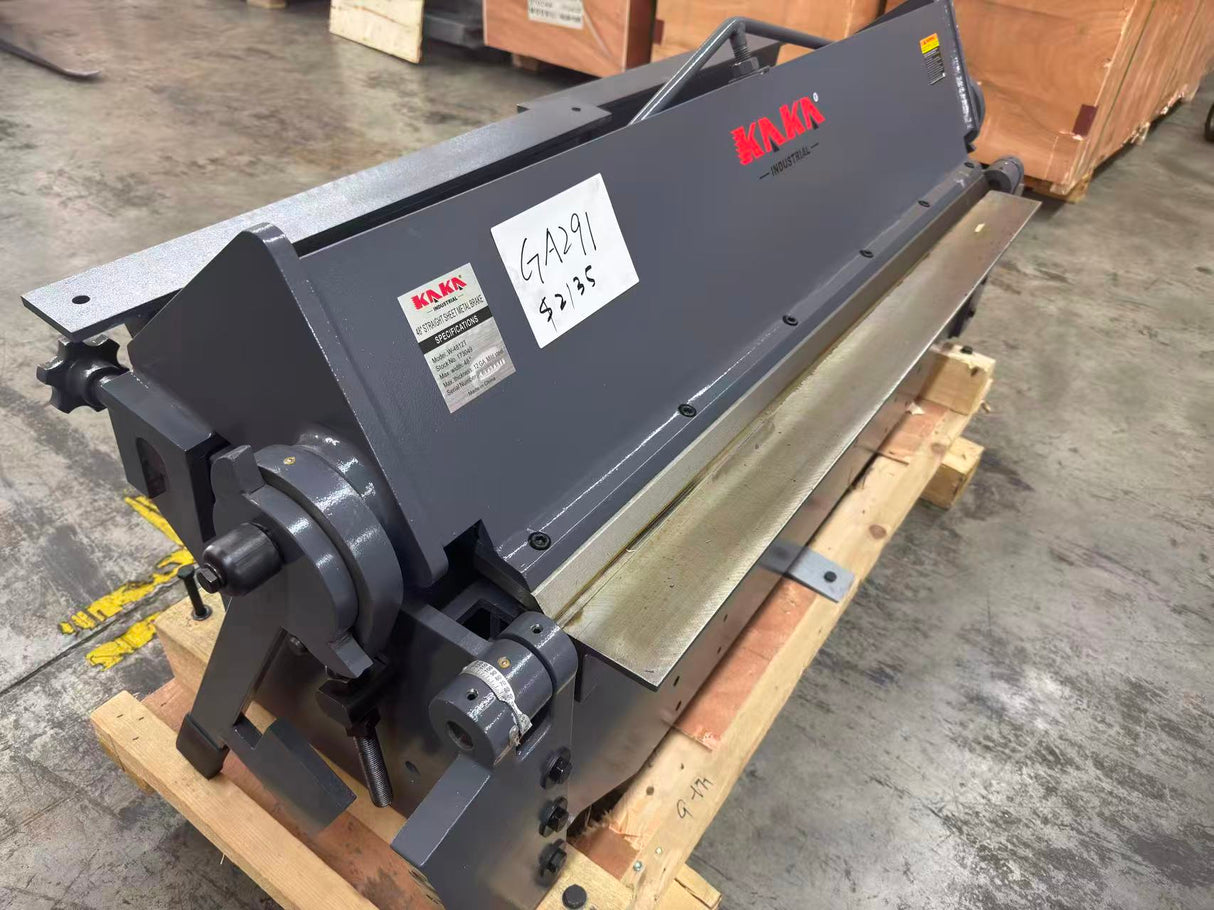 (Not Brand New) KAKA industrial 48-Inch Heavy Duty Sheet Metal Straight Brake W-4812T
