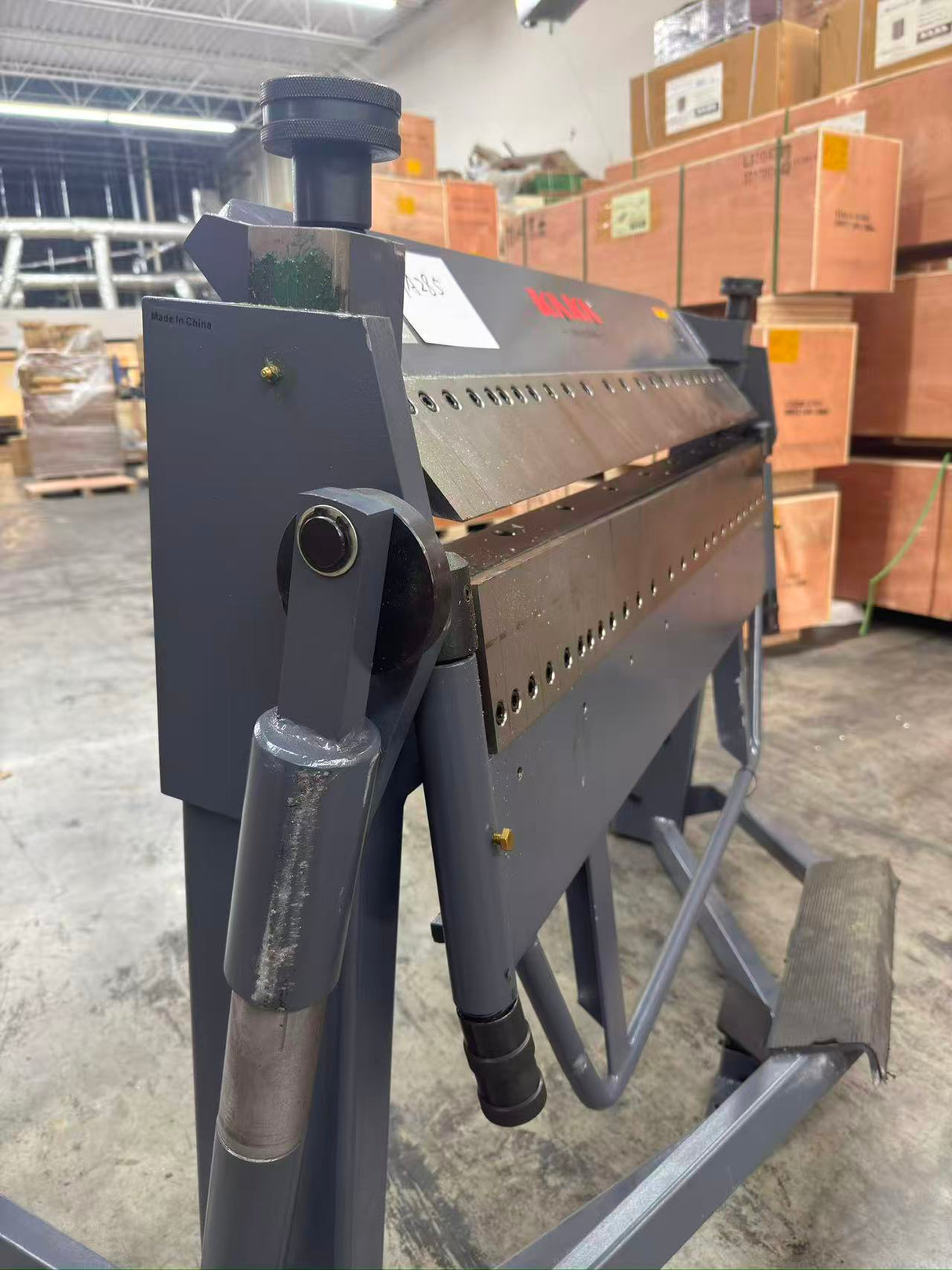 (Not Brand New) Pan and Box Brake Foot Clamp,50-Inch Max Clamping Bar Lift 1.9 Inch, Max Box Depth 2 Inch, Folding Angle 0-135 Degree, Sheet Metal Folding Machine,PBB-5014A