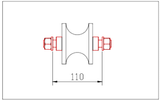 Tube Pipe Roller Bender, High Precision Tubing Pipe Bender WITHOUT Rollers TR-60L