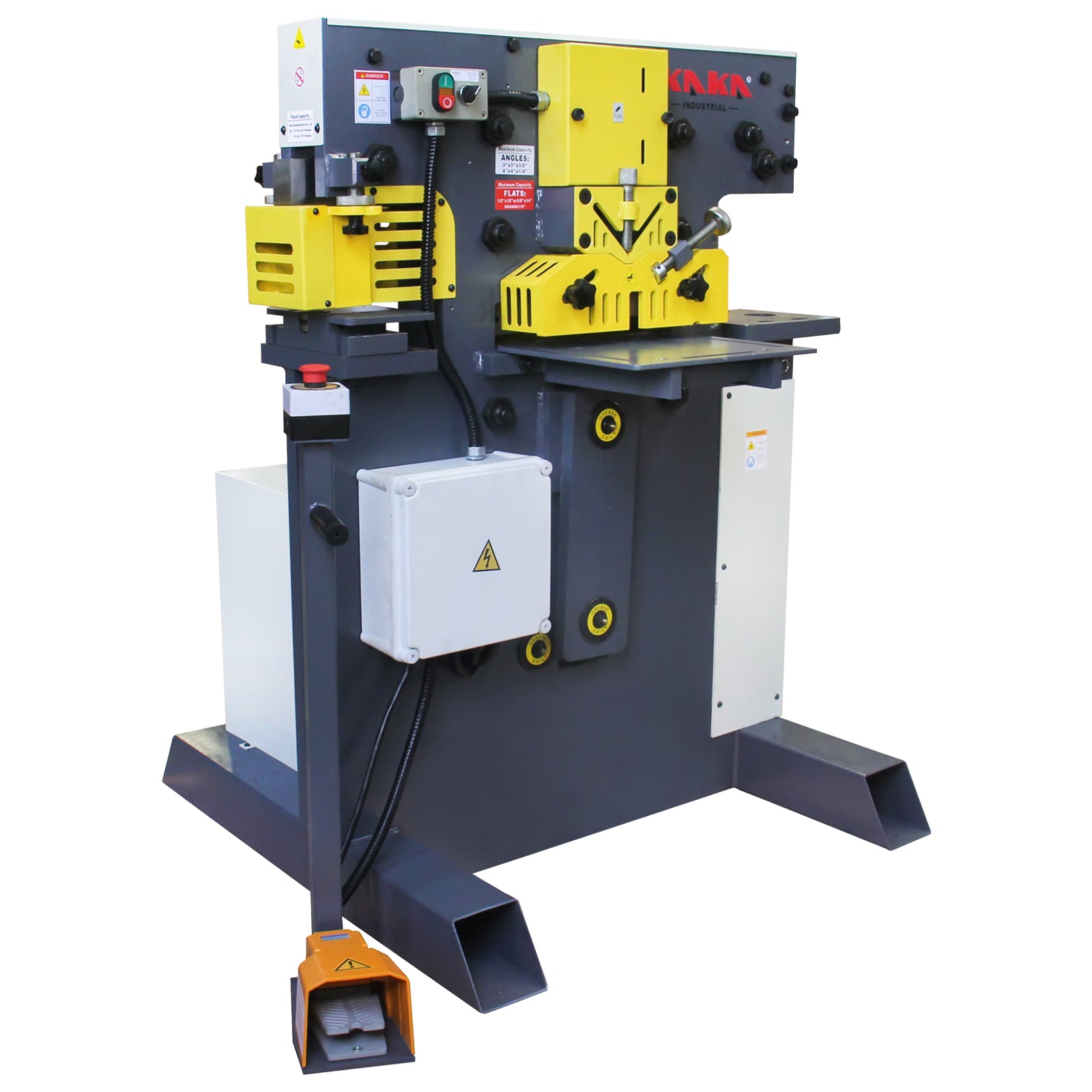 60 Ton Hydraulic Ironworker Machine , Punch Shear Notcher bender M-60