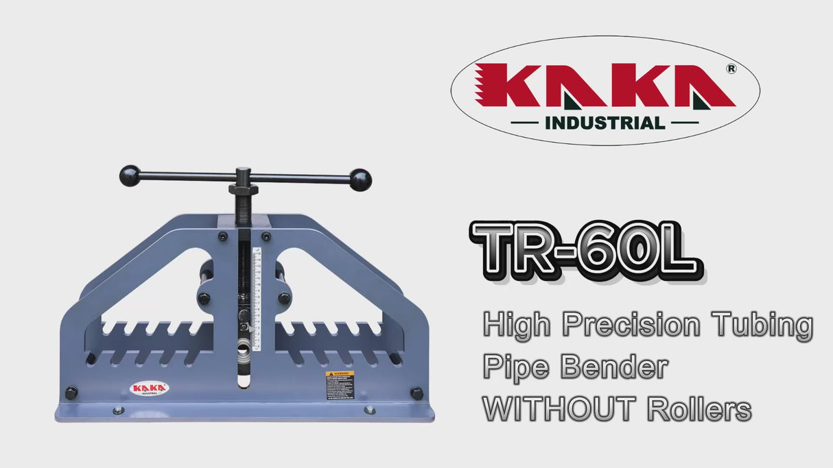 Tube Pipe Roller Bender, High Precision Tubing Pipe Bender WITHOUT Rollers TR-60L