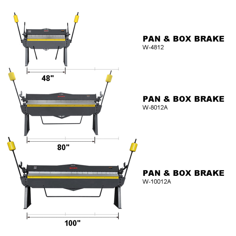 KAKA Industrial W-4812 48-Inch Heavy-Duty Pan and Box Brake – KAKA ...