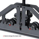 KAKA TR-60L Manual Tube Pipe Roller Bender, High Precision Tubing Pipe Bender WITHOUT Rollers
