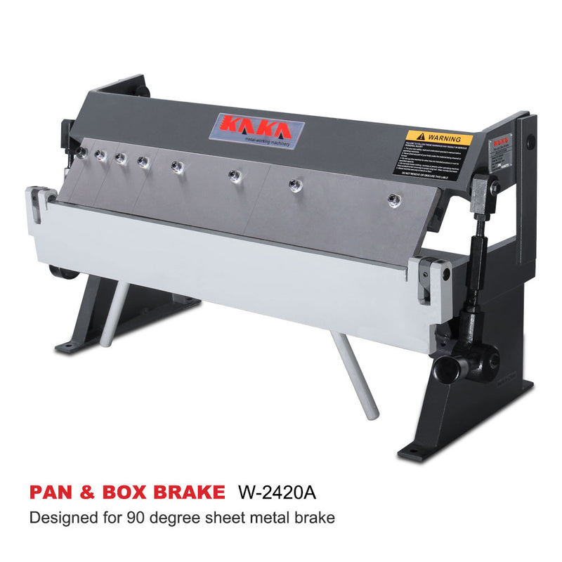 Box and Pan Brake, 24-Inch Metal Brake Bender, 20-Gauge Mild Steel Cap