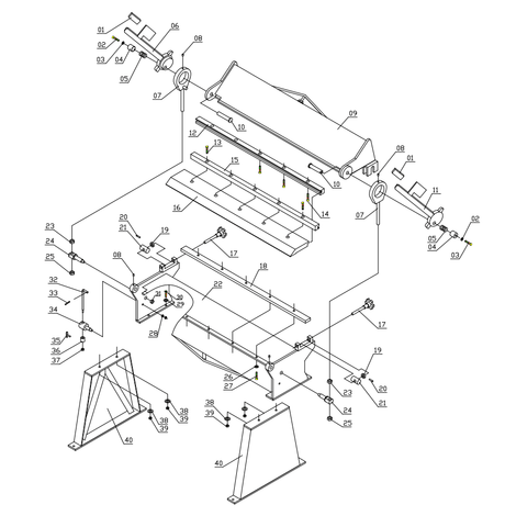 NOSE BAR FOR HAND BRAKE W-8012