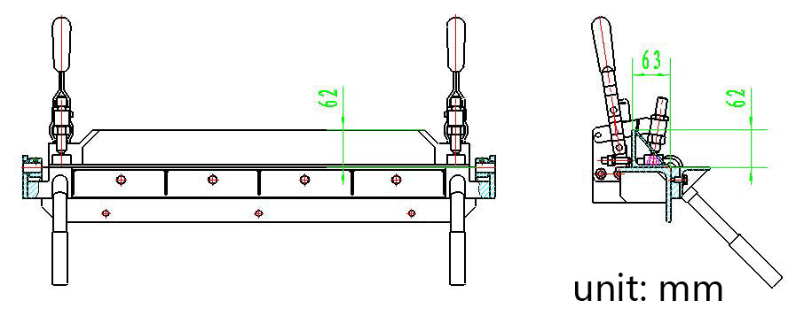 W1.2x610 Metal Brake