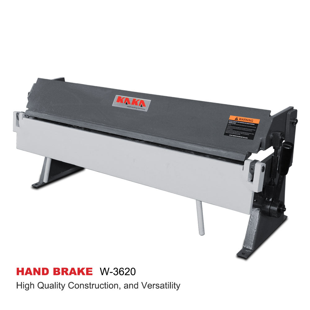 Kaka Industrial W-3620 36inch Width 20gauge Capacity Manual Sheet Metal Brake, angles up to 135°possible