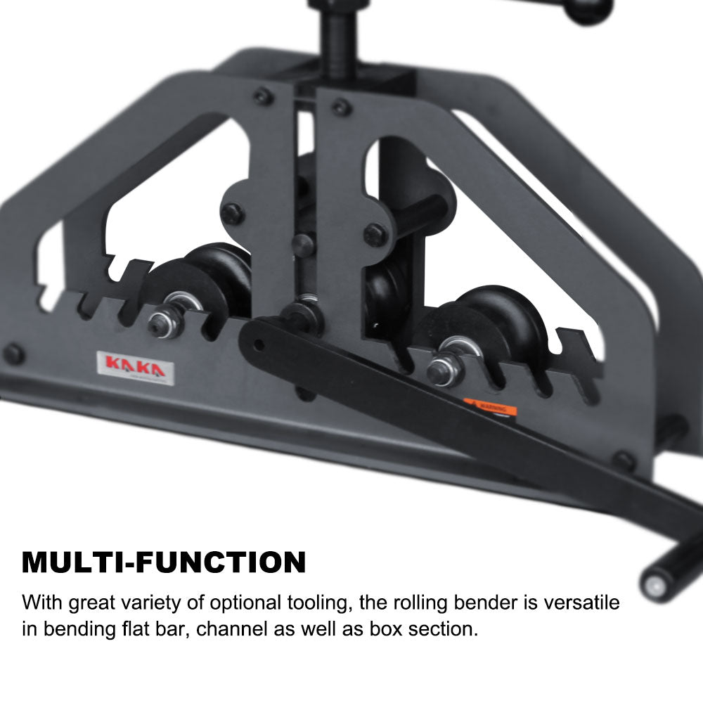 KAKA TR-60L Manual Tube Pipe Roller Bender, High Precision Tubing Pipe Bender WITHOUT Rollers