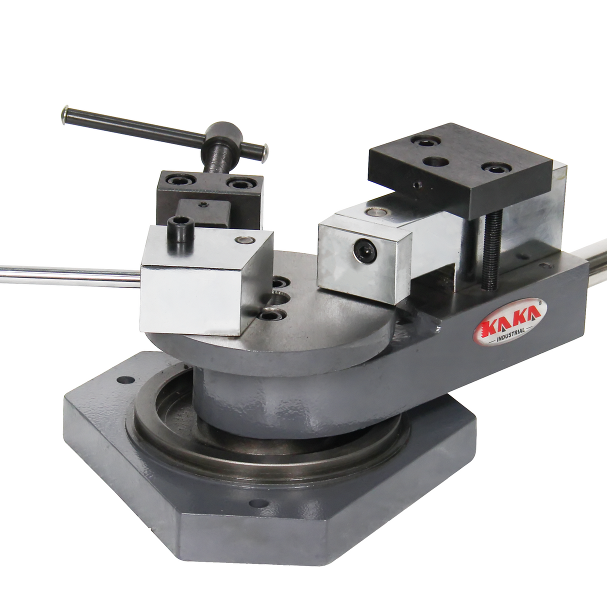 KAKA Industrial SBG-40 Heavy-Duty Universal Bender, High Capacity Flat Bar, Square Bar and Round Bar Metal Bender, Combination of Scroll, Radius and Angle Bending, Metal Scroll Bender Metal Bender