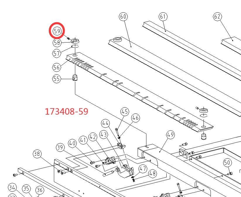 59# Bolt for EB-4816M