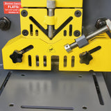 Kaka Industrial M-60, 60 Ton multi-function Metal Ironworker, Punch Shear Notcher Brake Braker Cutter Bender