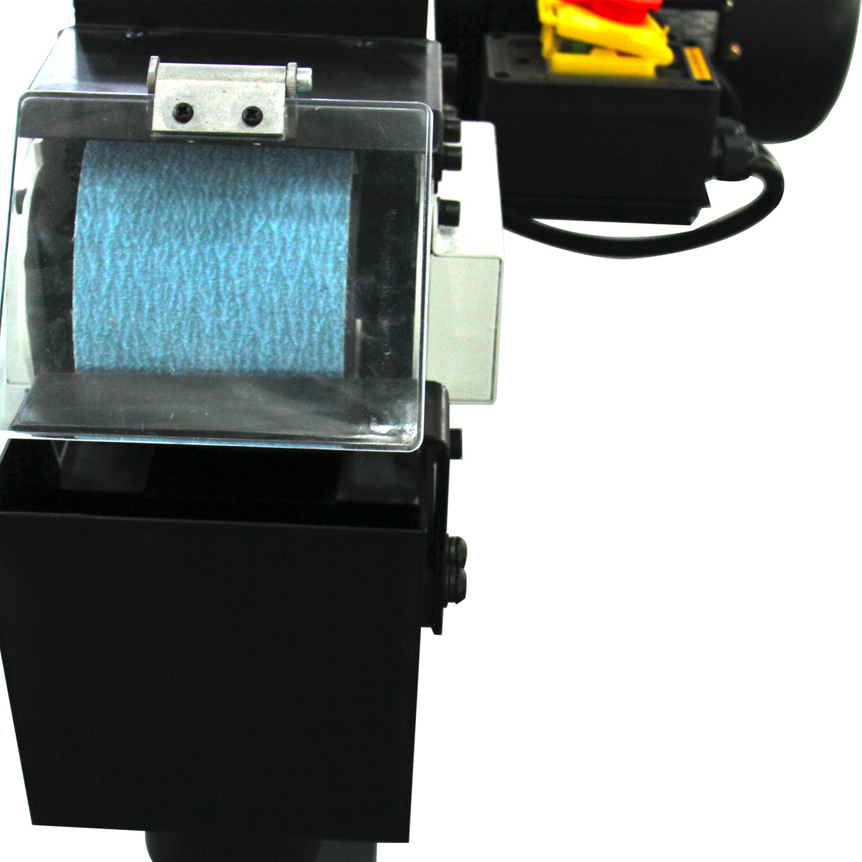 Kaka Industrial BG-4 Belt Grinder, 4 x 48 in Belt Sande, Wheel Metal Belt Grinder/Sander, Sander with Cast Iron Base, High Speed Belt Grinder 110V-60HZ-1PH