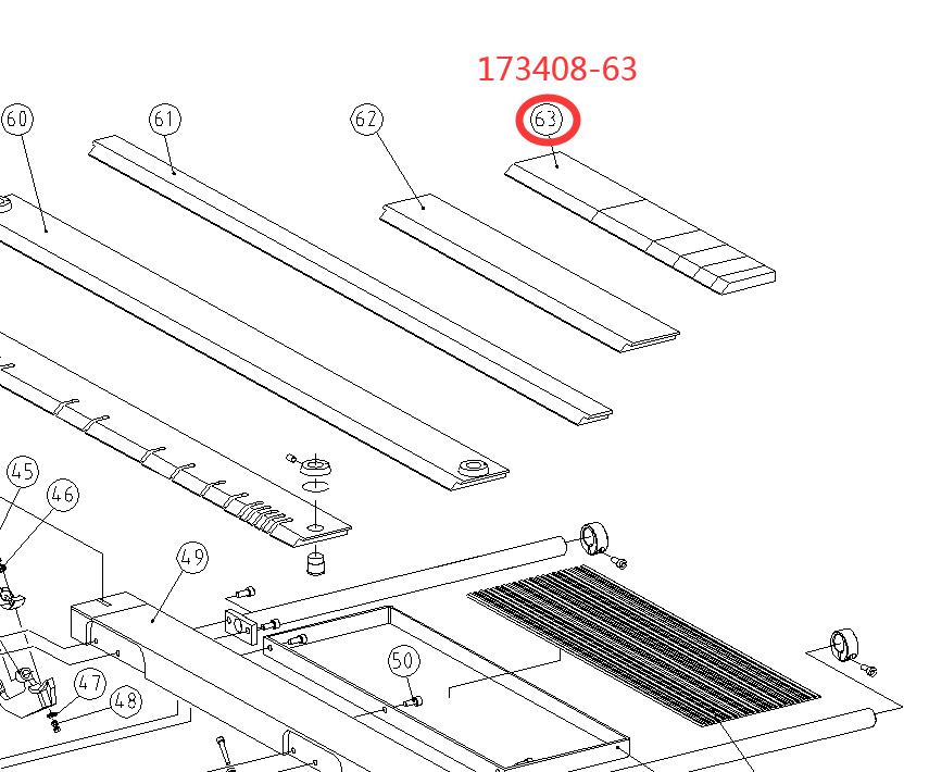 63# Finger set for EB-4816M