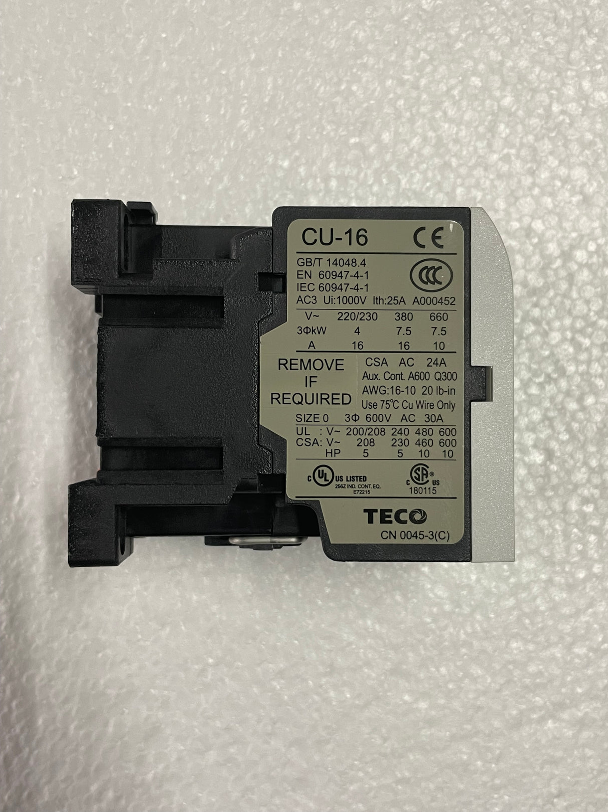 CU16 Contactor for EB-4816M