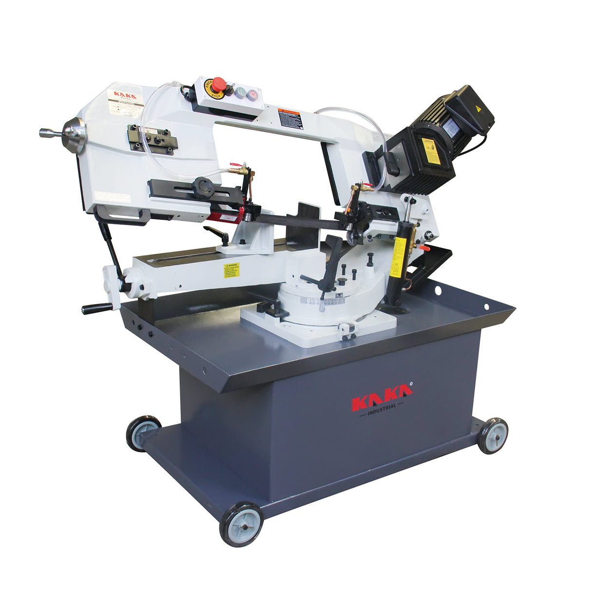 KAKA Industrial BS-912GR horizontal bandsaw 9" Miter Swivel Head Band Saw with 1.5HP motor 115V/230V Single Phase