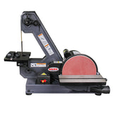 Kaka industrial BTM-200 Benchtop Combination 1" X 42" / 8" Disc Sander