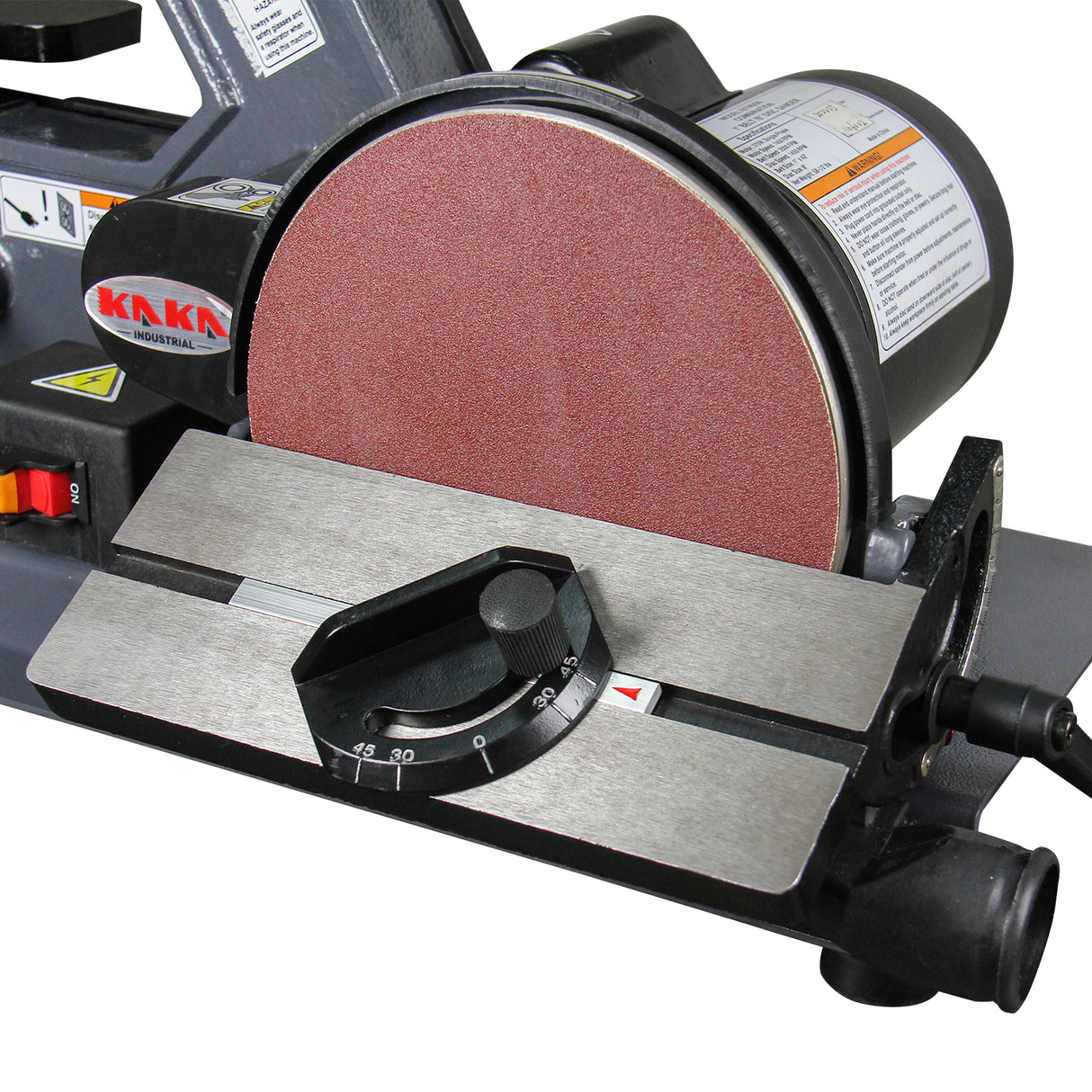 Kaka industrial BTM-200 Benchtop Combination 1" X 42" / 8" Disc Sander